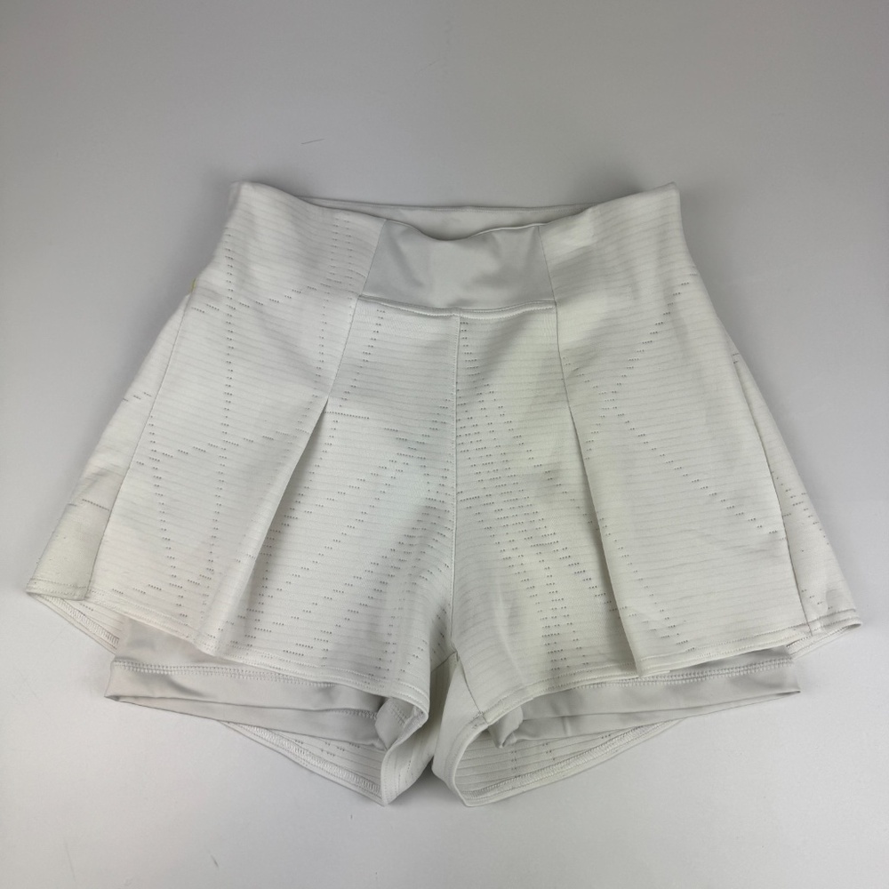 Adidas Parlay Womens Size L Tennis London Skort Shorts Lined White HF6320
